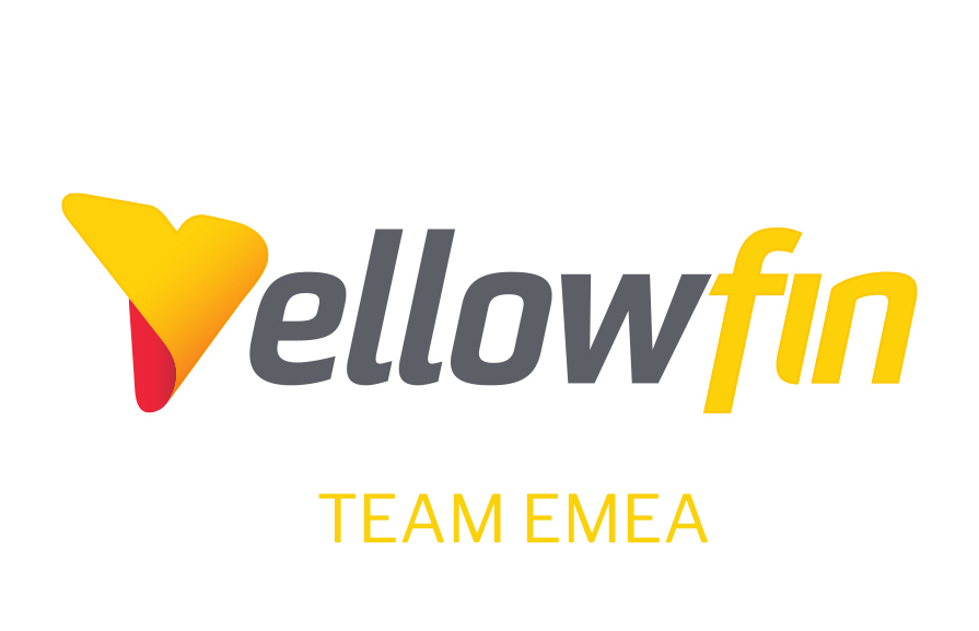 Logo of Yellowfin software
