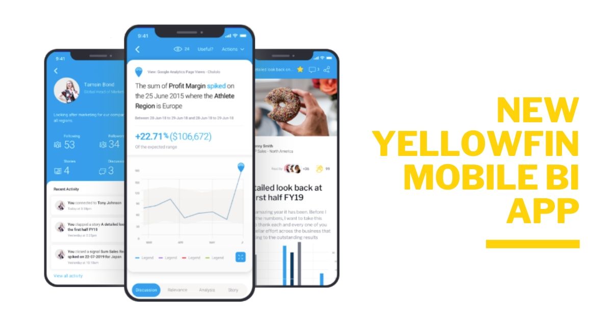 What to expect from Yellowfin’s new mobile app What to expect from Yellowfin’s new mobile app