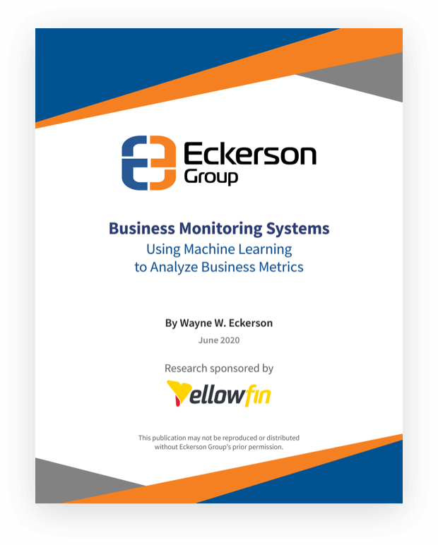 Business Monitoring Systems: Using Machine Learning to Analyze Business Metrics