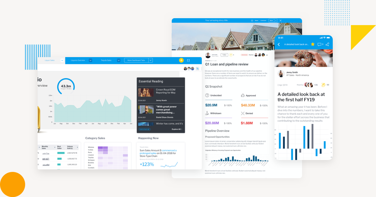 Yellowfin Stories: 5 features that change how data flows through your organization Yellowfin Stories: 5 features that change how data flows through your organization